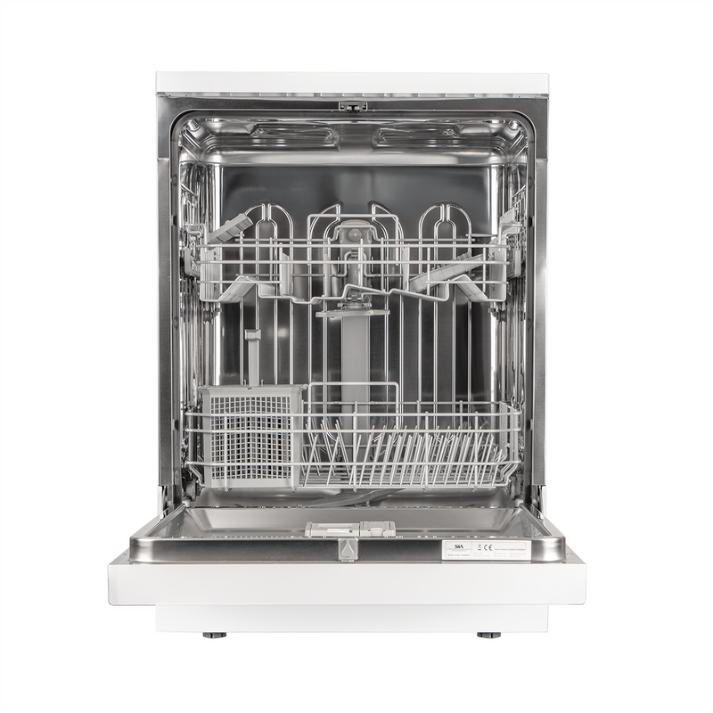 SIA SFSD604W - White Freestanding Dishwasher - 14 Place Settings - E Energy