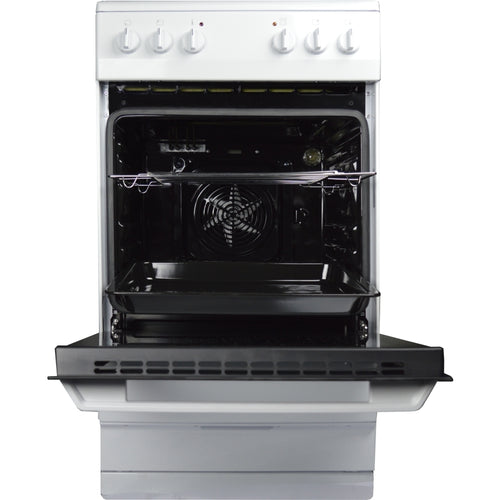 Amica AFC1530WH - White 4 Zone Electric Cooker - A energy