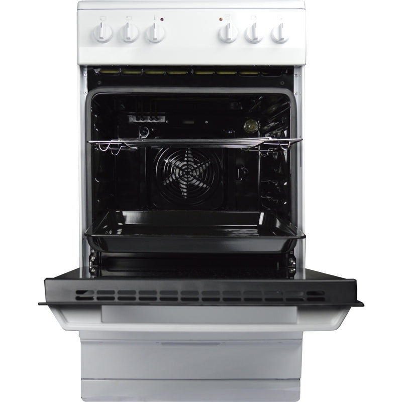 Amica AFC1530WH - White 4 Zone Electric Cooker - A energy