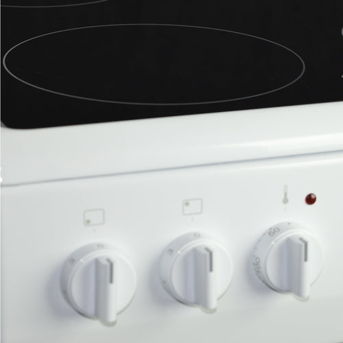 Amica AFC1530WH - White 4 Zone Electric Cooker - A energy