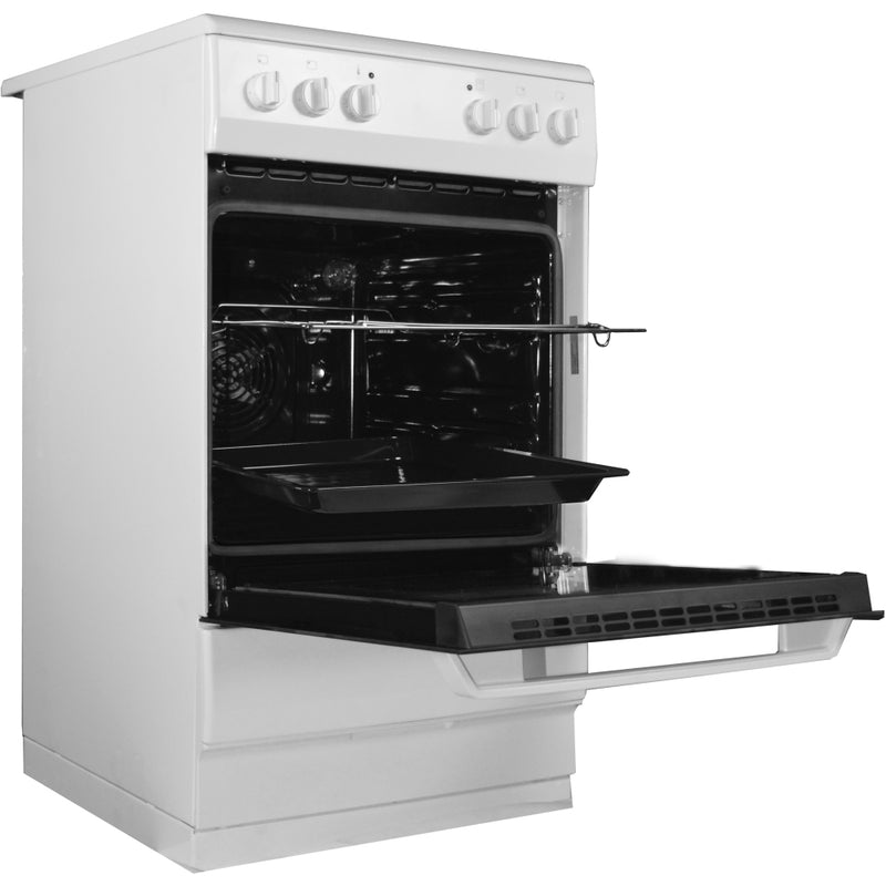 Amica AFC1530WH - White 4 Zone Electric Cooker - A energy