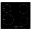 Teknix SCIH6PISL - Black 4 Zone Induction Hob