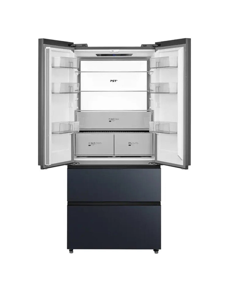 Midea MDRF705BIE70 - Black American Fridge Freezer - 515L French Door - E Energy