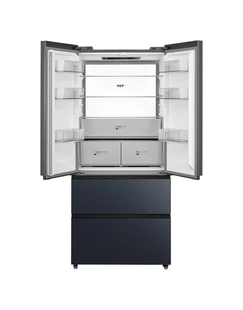 Midea MDRF705BIE70 - Black American Fridge Freezer - 515L French Door - E Energy - Display