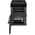 CDA CFD600MB - Matte Black 60cm Freestanding Duel Fuel Cooker - 4 Zone Gas Hob - A/A Energy