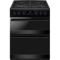 CDA CFD600MB - Matte Black 60cm Freestanding Duel Fuel Cooker - 4 Zone Gas Hob - A/A Energy