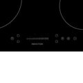 Teknix SCIH6PISL - Black 4 Zone Induction Hob