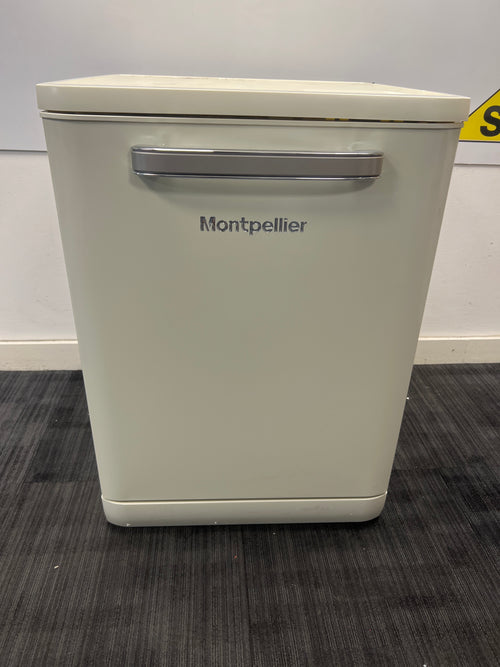 Montpellier MAB1353DC - Cream 13 Place Settings Retro Dishwasher - A+ Energy Rating - Unboxed