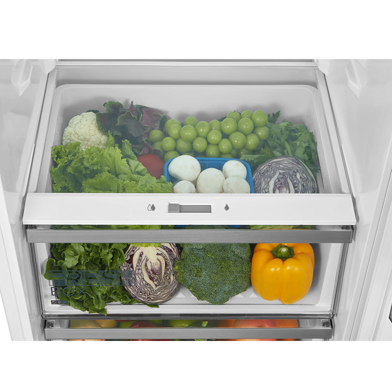 Midea MDRE423FGE01D - White Built In Fridge - 304 Litres - E Energy Rating