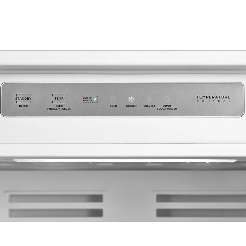 Midea MDRE306FGE01D - White Built In Freezer - 212 Litres - E Energy Rating TOTAL NO FROST SLIDING HINGE