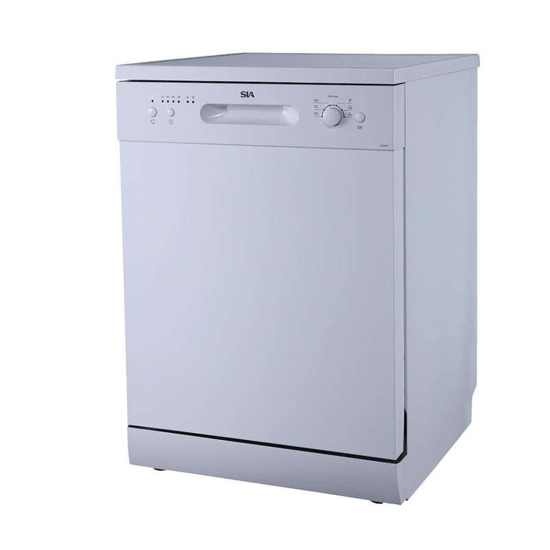 sia SFSD60W - White Freestanding Dishwasher - E energy