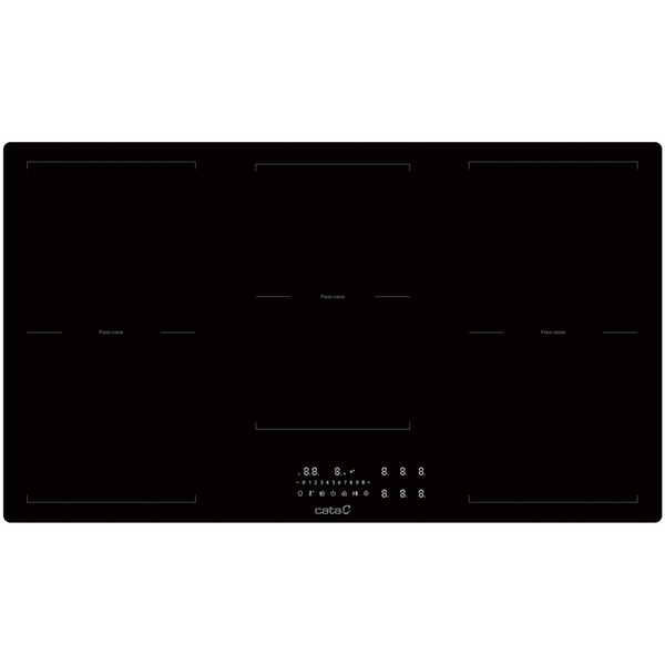 Cata CATIND90HF - Black 90cm Induction Hob - 6 Zone Flex