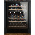 Cata UBBKWC60F - Black 51 Bottle Wine Cooler - Dual Zone - 60cm