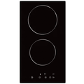 Cata UBIND30FLC - Black 30cm Induction Domino Hob - 2 Cooking Zones