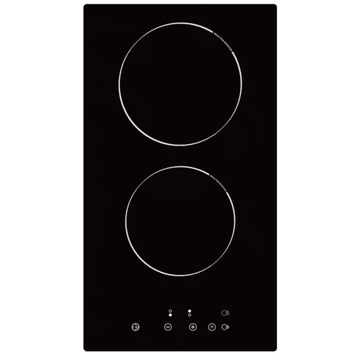 Cata UBIND30FLC - Black 30cm Induction Domino Hob - 2 Cooking Zones