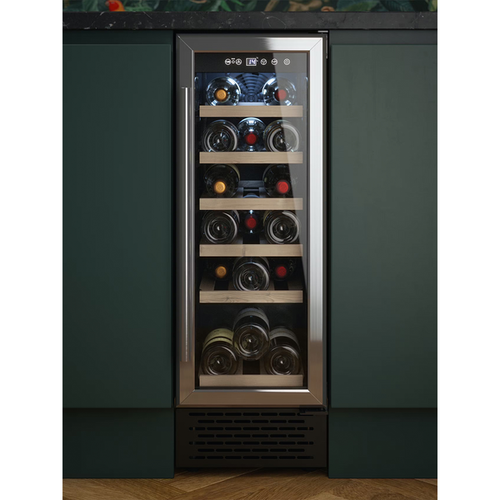 Cata UBSSWC30F - Black/Stainless Steel 18 Bottle Wine Cooler - 30cm - F Energy