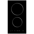 Cata UBTC30FLC - Black 30cm Domino Ceramic Hob - 2 Cooking Zones
