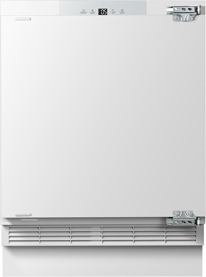 Teknix BITHUR4 - White Under Counter Fridge - 138L with Ice Box - E Energy Rating