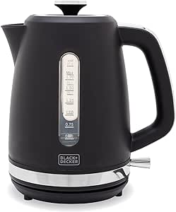 Black + Decker BXKE10071GB - Black Kettle