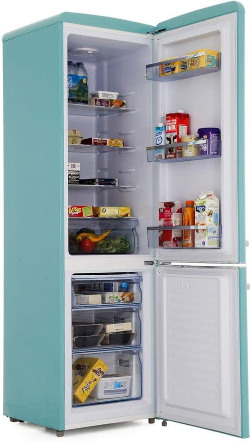 Amica FKR29653DEB - Duck Egg Fridge Freezer - 181L/63L - F Energy