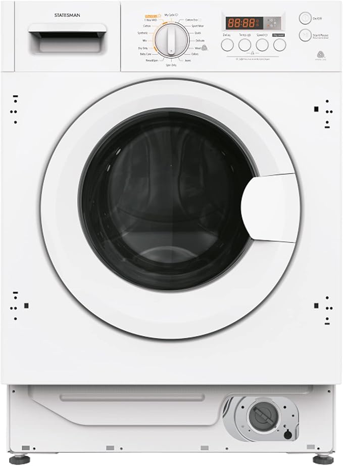 Statesman BXD0806 - White 8KG/6KG Washer Dryer - 1400 RPM - E energy