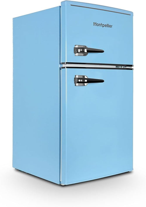 Montpellier MAB2035EC - Blue Undercounter Fridge Freezer - 84 Litres - E energy