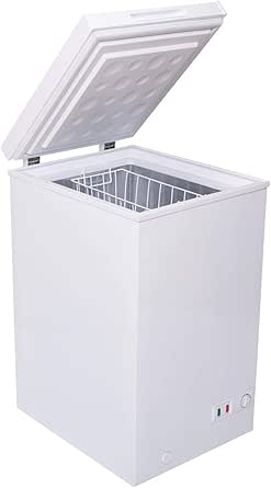 SIA SCF150WE 142L White Freestanding Chest Freezer - E energy