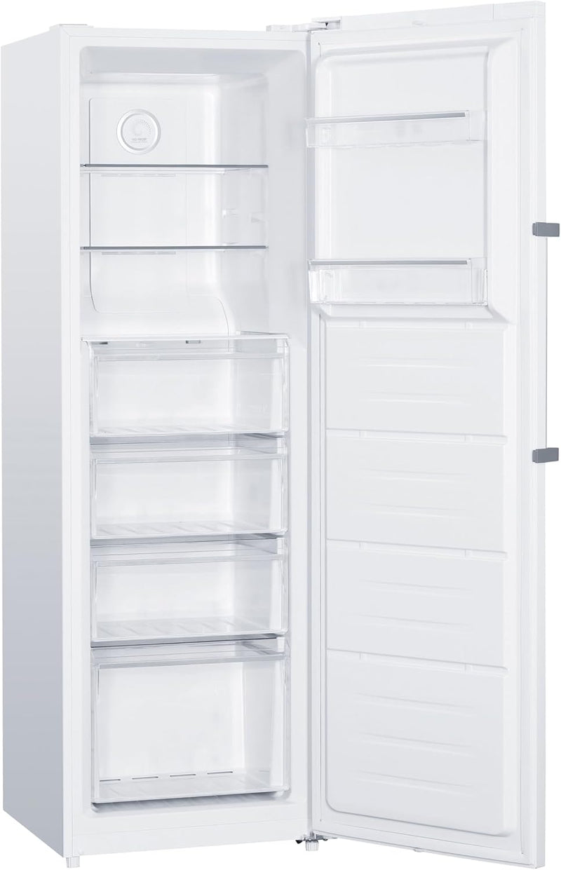 Teknix T60FNF2W - White Freestanding Frost Free Freezer - Garage Safe - E energy