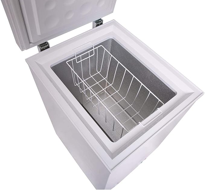 SIA SCF150WE 142L White Freestanding Chest Freezer - E energy