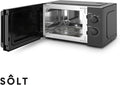 Solt SMW20BX - Black 20L Microwave - 5 Power Levels - Display