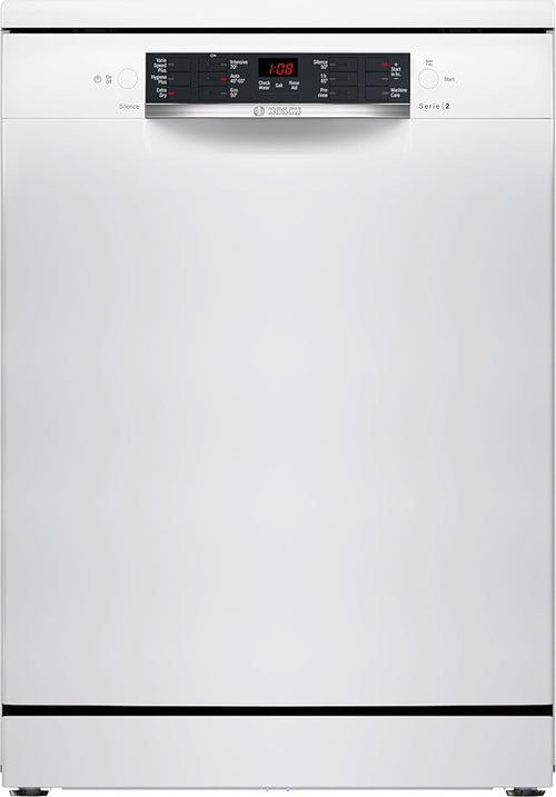 Bosch SMS26AW08G Series 2 Freestanding Dishwasher 60cm White E energy