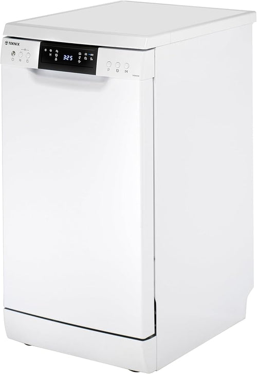 Teknix TFD455W - White Freestanding Dishwasher - E energy