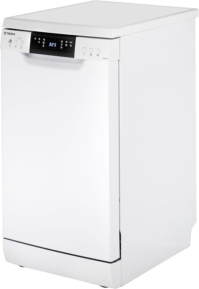 Teknix TFD455W - White Freestanding Dishwasher - E energy - Display
