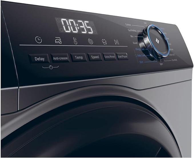 Haier HW80-B14939S8 - Graphite 8KG Washing Machine - 1400 RPM - A energy