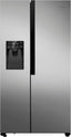Teknix THSBS1791PLUX Stainless Steel 2 Door Side by Side Fridge Freezer - E rated Plumbed ice+water