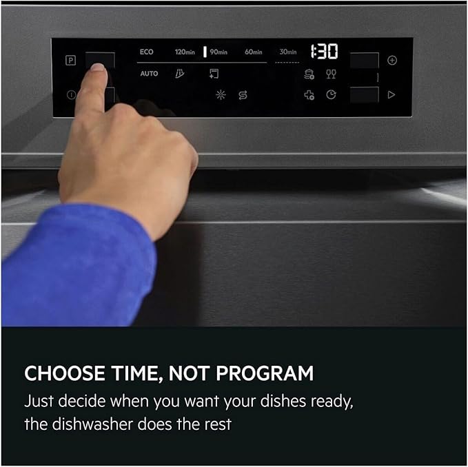 AEG GF6100C2SNW - White Freestanding Dishwasher - 44 dB - B Energy