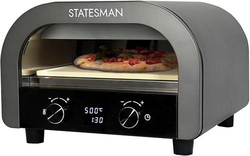 Statesman SKPO0E13B - Grey 12 Inch Electric Pizza Oven - 1800W - F energy