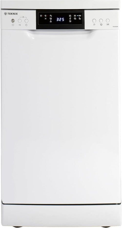 Teknix TFD455W - White Freestanding Dishwasher - E energy - Display