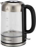 Hamilton Beach HBS5803 - Clear/Silver 1.7L Electric Kettle - LED Illuminating Glass - 3000W