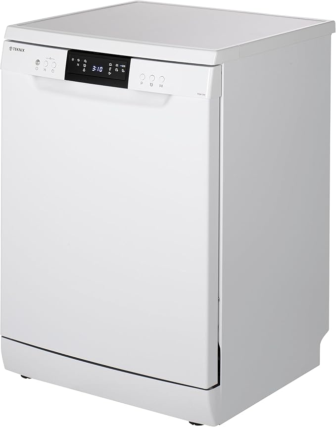 Teknix TFD616W - White Freestanding Dishwasher - E energy  **TOP CUTLERY RACK**