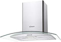 Candy CGM70NX - Stainless Steel 70cm Curved Glass Chimney Cooker Hood - 56 dB - B energy