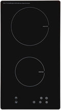 SIA INDH30BL - Black Domino Induction Hob - 2 Zones - 3.5 kW