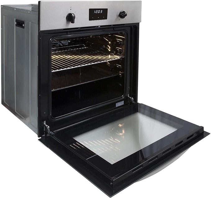 sia SO112SS - Stainless steel Built in Electric Single Oven - Manual cleaning - A energy