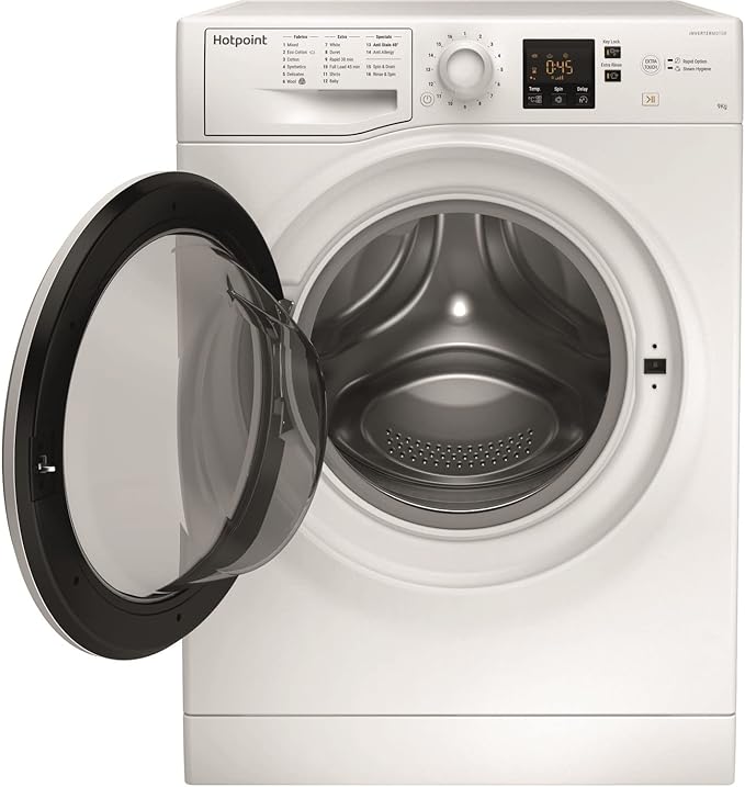 Hotpoint NSWM 965C W UK N - White Freestanding 9KG Washing Machine - 1600 RPM - C energy