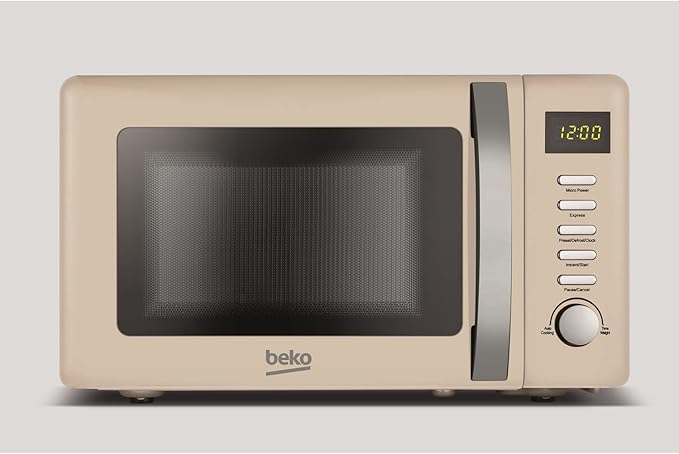 Beko MOC20200 800W 20 Litre Compact Retro Microwave