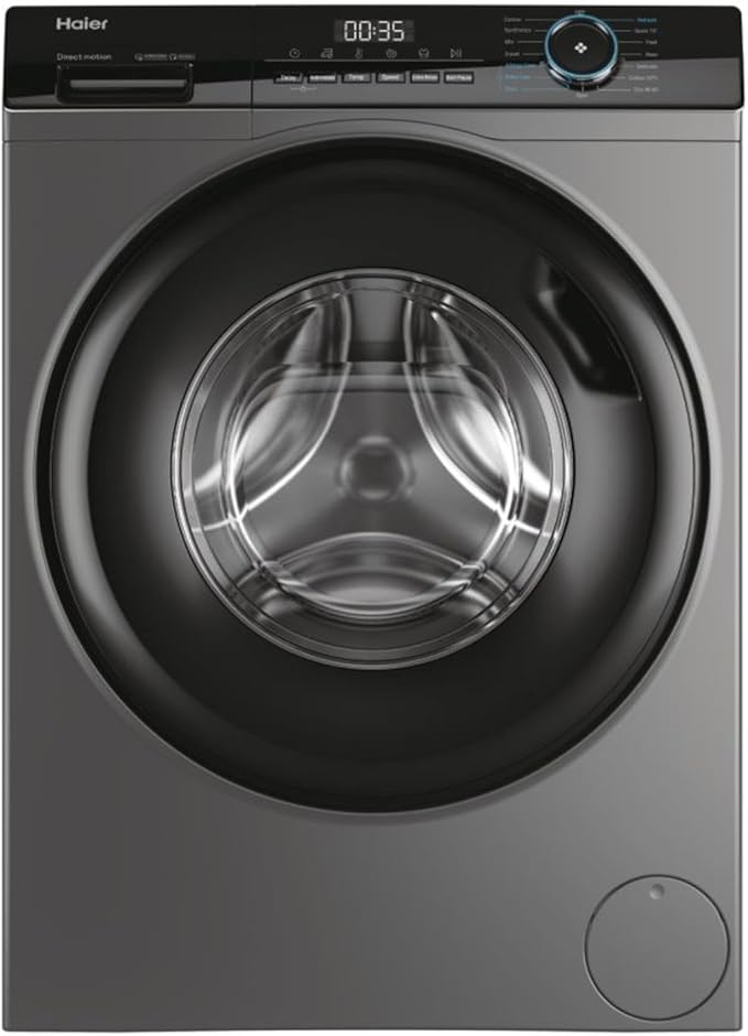 Haier HW80-B14939S8 - Graphite 8KG Washing Machine - 1400 RPM - A energy