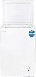 Teknix CH95 - White 95L Chest Freezer - Garage Safe - 4 Star, E Energy Rating