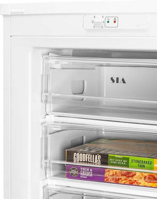 SIA SFZ144 - 160L  White Freezer - Reversible Door - E energy