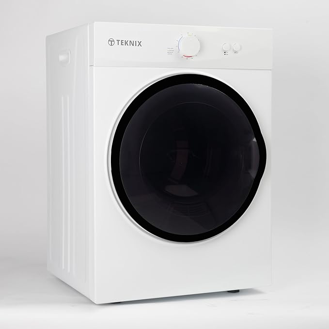 Teknix TKV3W - White 3KG Tumble Dryer - Vented - C Energy Rated
