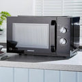 Daewoo SDA2085 - Black 23L Microwave - 800W - Manual Control